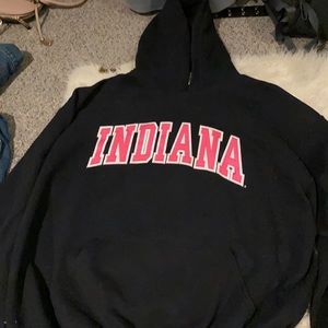 Black Indiana hoodie